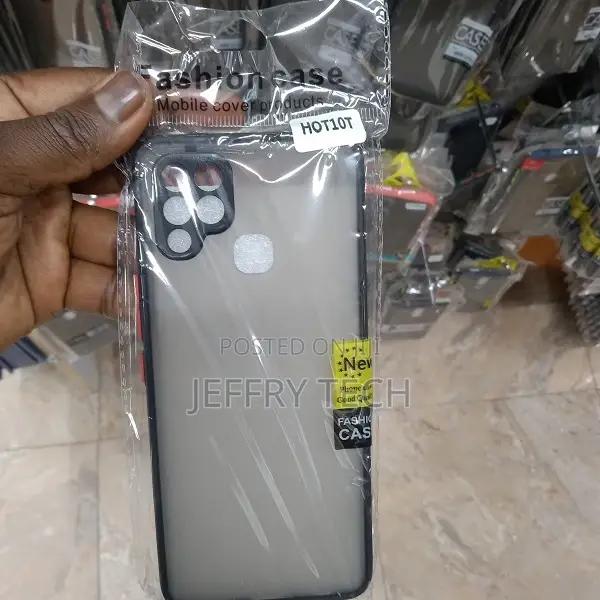 Back Cover for Infinix Hot 10T Back Case Full Camera