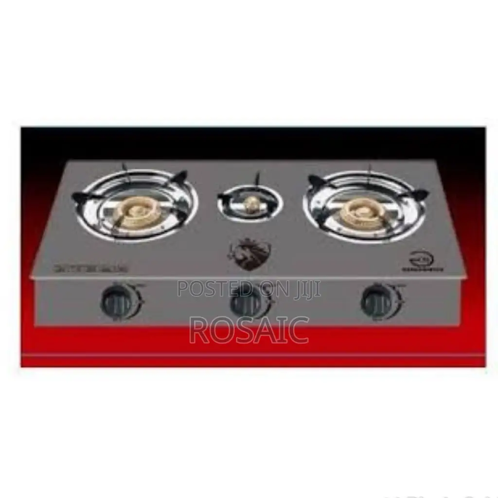 Eurochef 3burner Glass Cooker