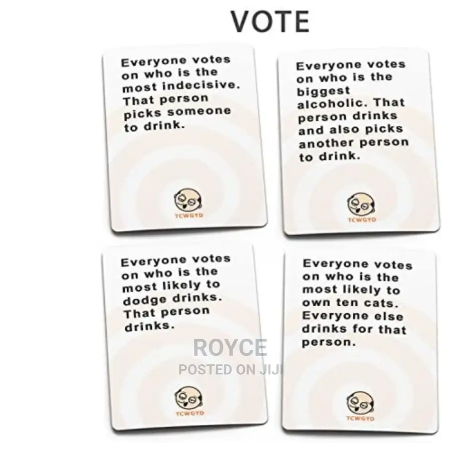 These Cards Will Get You Drunk