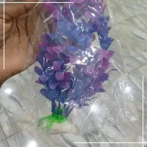 Blue Purple Brush Aquarium Plants