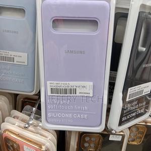 Back Cover for Samsung S10 Plus Liquid Silicone Case With So - thumbnail 2