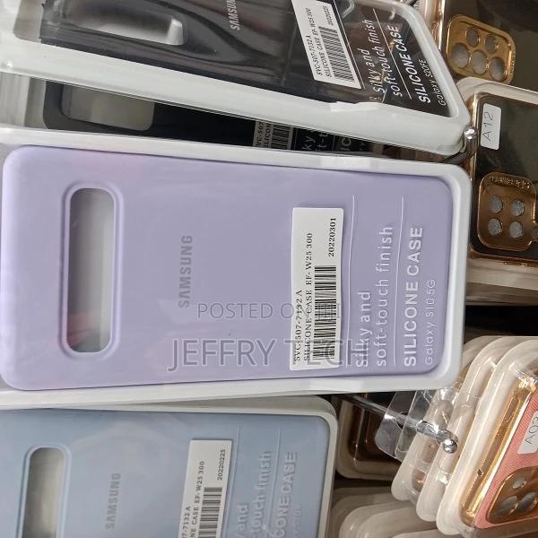 Back Cover for Samsung S10 Plus Liquid Silicone Case With So - thumbnail 3