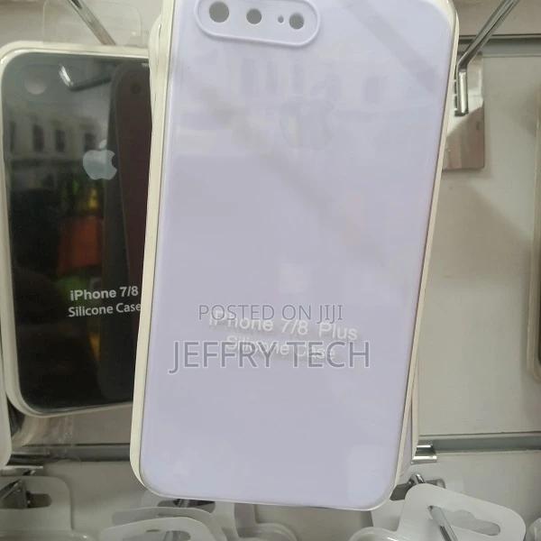 Back Cover for Apple iPhone 8 Plus (Black, Shock Proof, Sil - main view