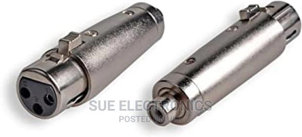 RCA Female Adapter to 3-Pin XLR Female