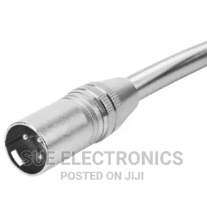 3pin XLR Male Jack With Spring Protect Microphone Con