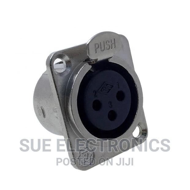3 Pole Female Panel Mount XLR PLUG - main view