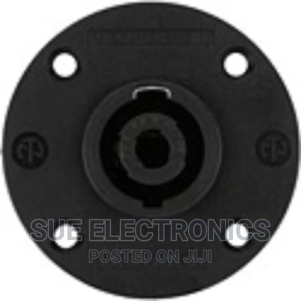 Round Speakon 4 Pole Female Panel Mount Jack Connector