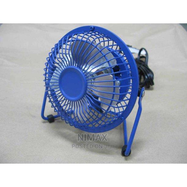 Mini Usb Operated Fan Blue Color - thumbnail 2