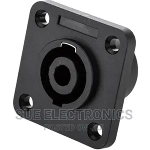 Speakon Plastic Panel Mount Connector