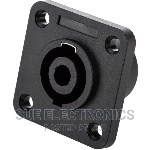 Speakon Plastic Panel Mount Connector