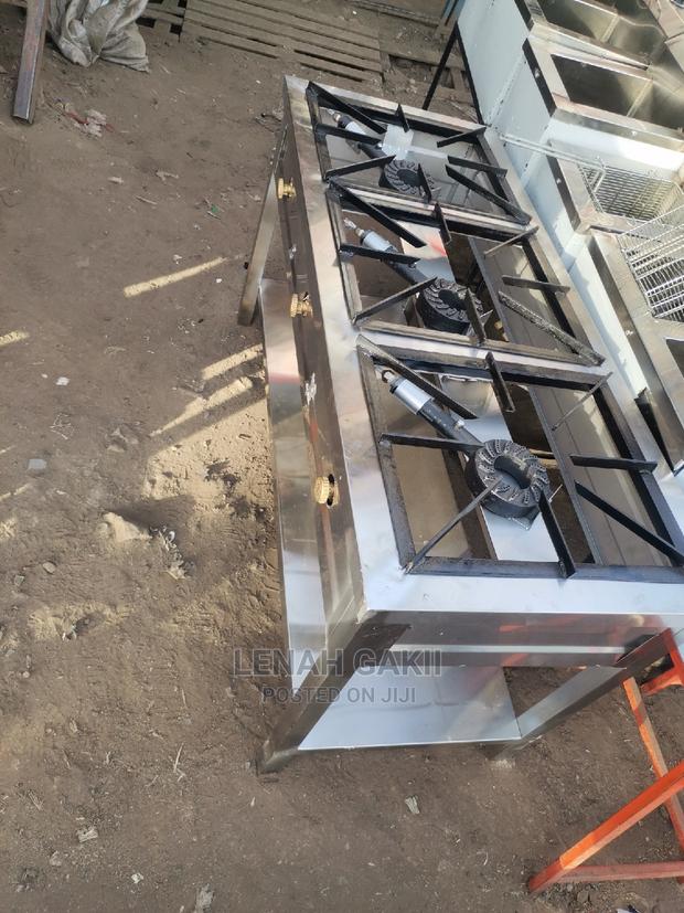 Three Burner Stainless Steel - main view