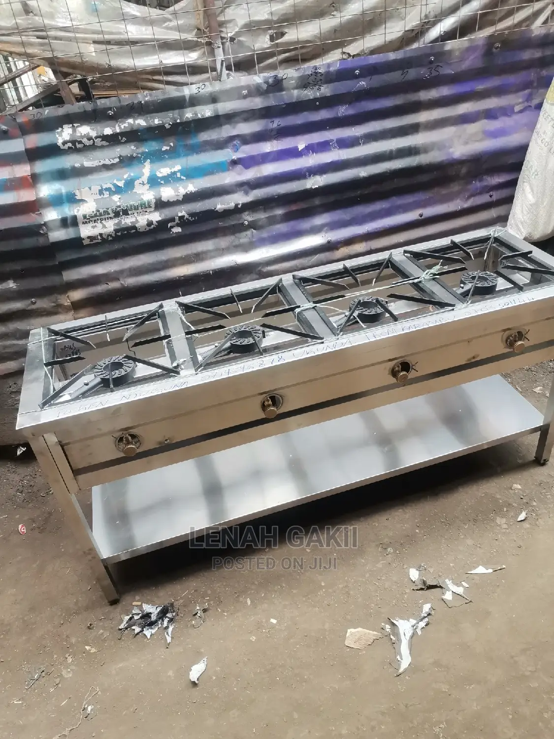 Four Burners Stainless Steel