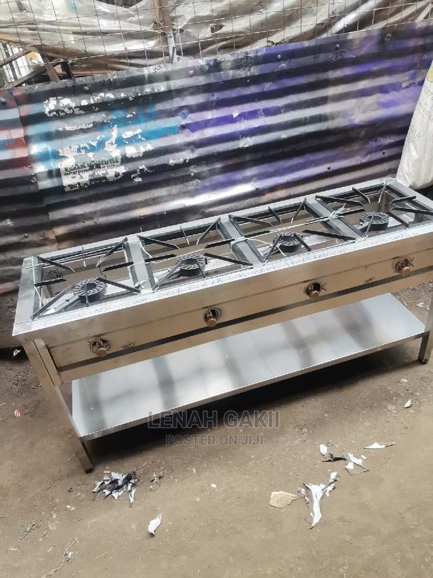 Four Burners Stainless Steel