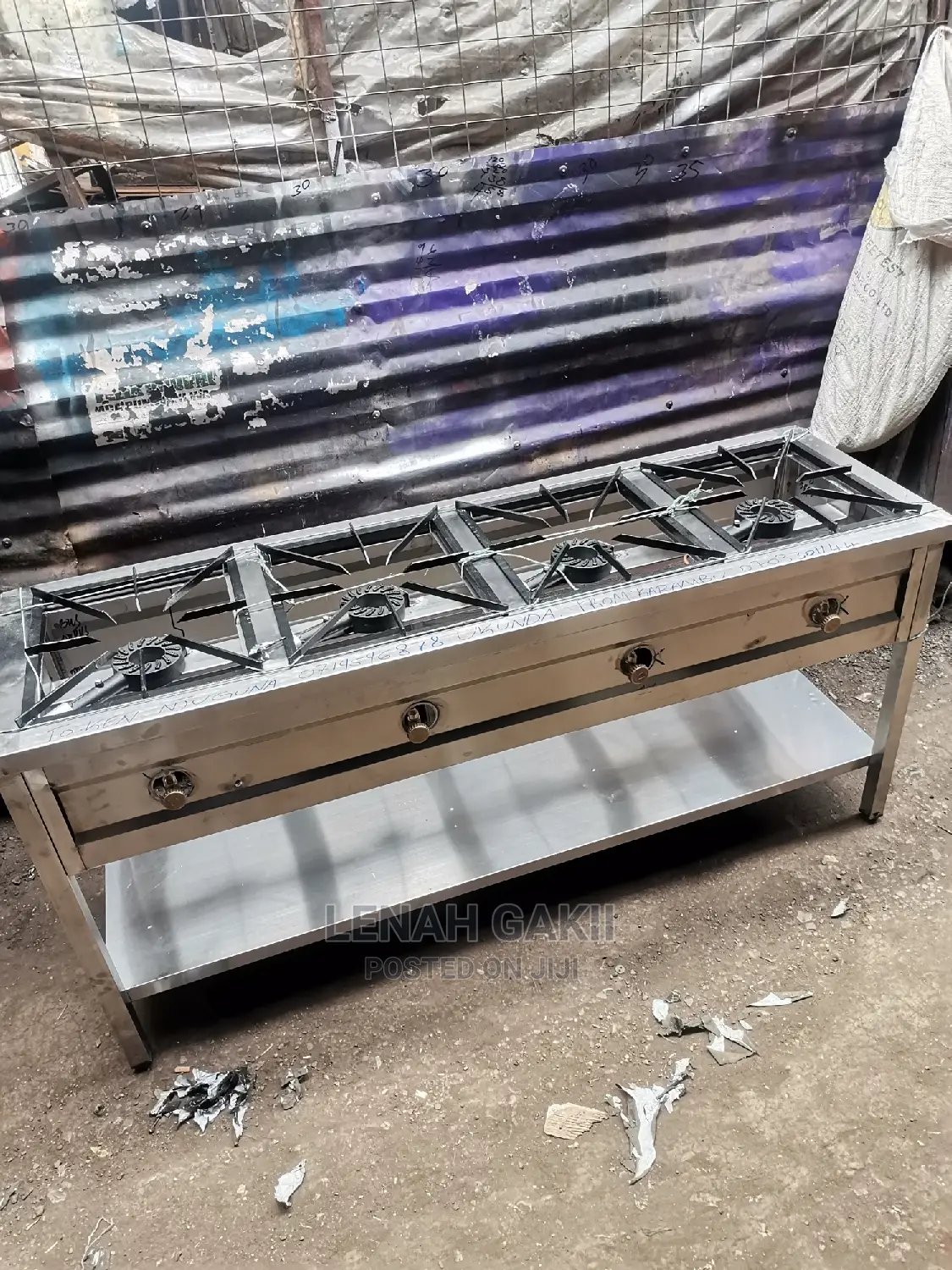 Four Burners Stainless Steel