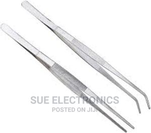 Curved Stainless Steel Tweezers - thumbnail 2