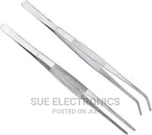 Curved Stainless Steel Tweezers