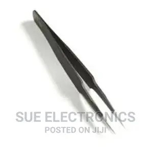 Plastic Handles Pointed Metalic Tweezers