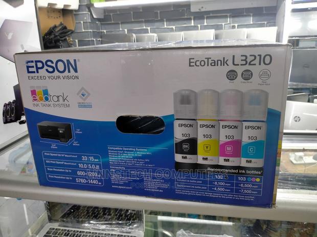 Epson Ecotank L3210 All in One Colored Printer - thumbnail 2