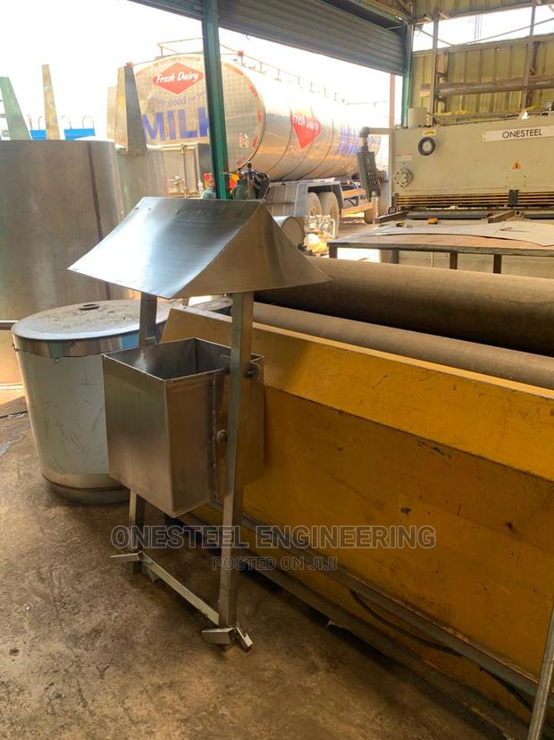 Stainless Steel Outdoor Bin - main view