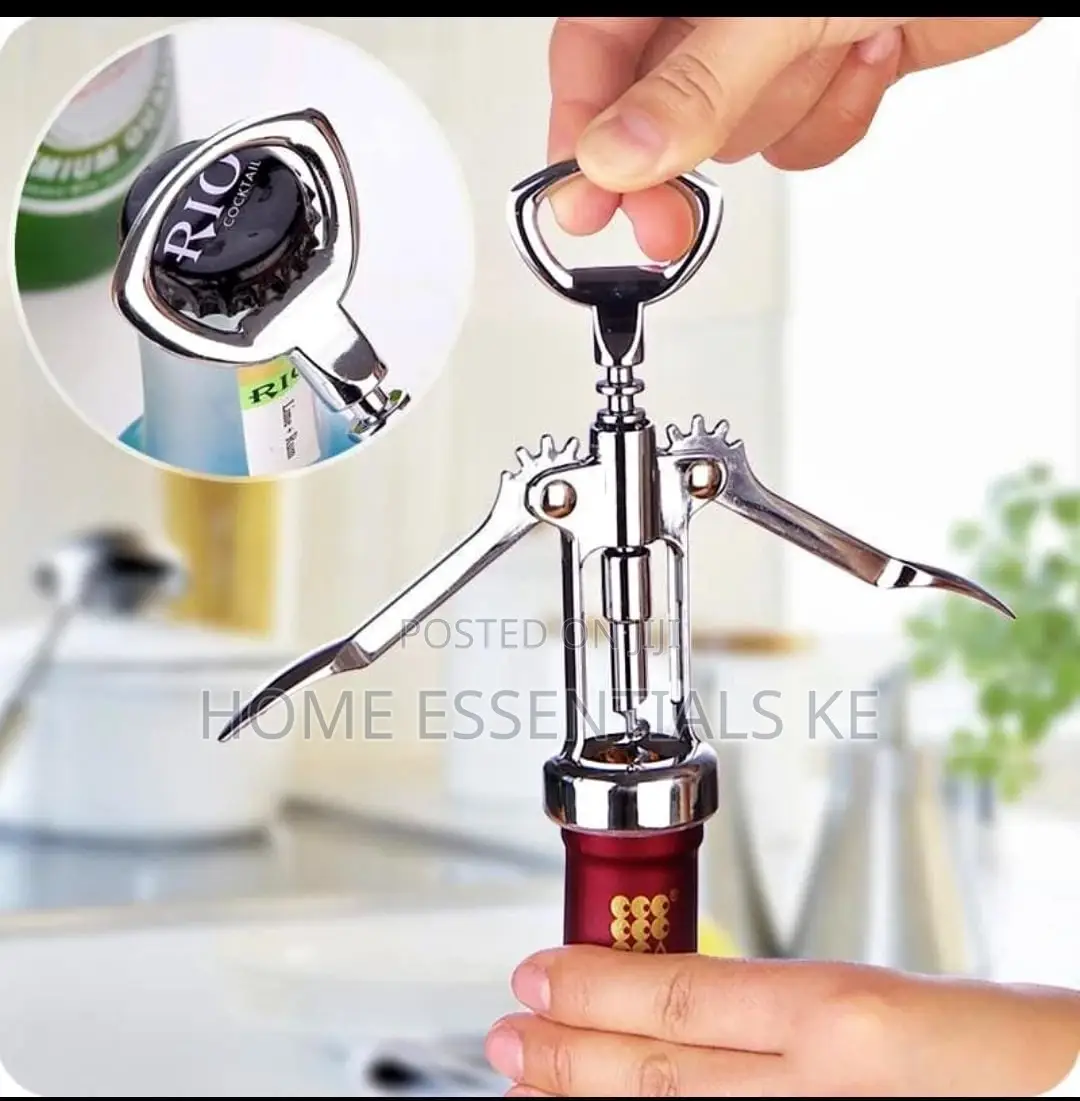Stainless Steel Cork Screw Wine Opener