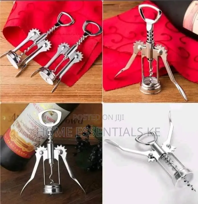 Stainless Steel Cork Screw Wine Opener