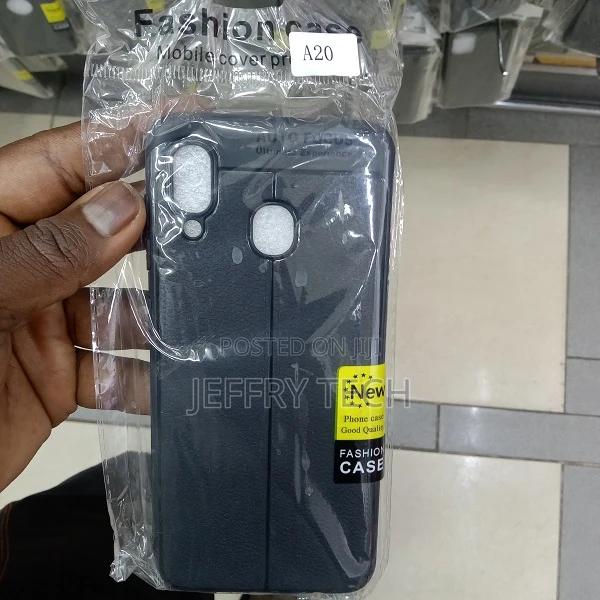 Auto Focus Back Case Cover for Samsung Galaxy A20 (Black, G - thumbnail 2