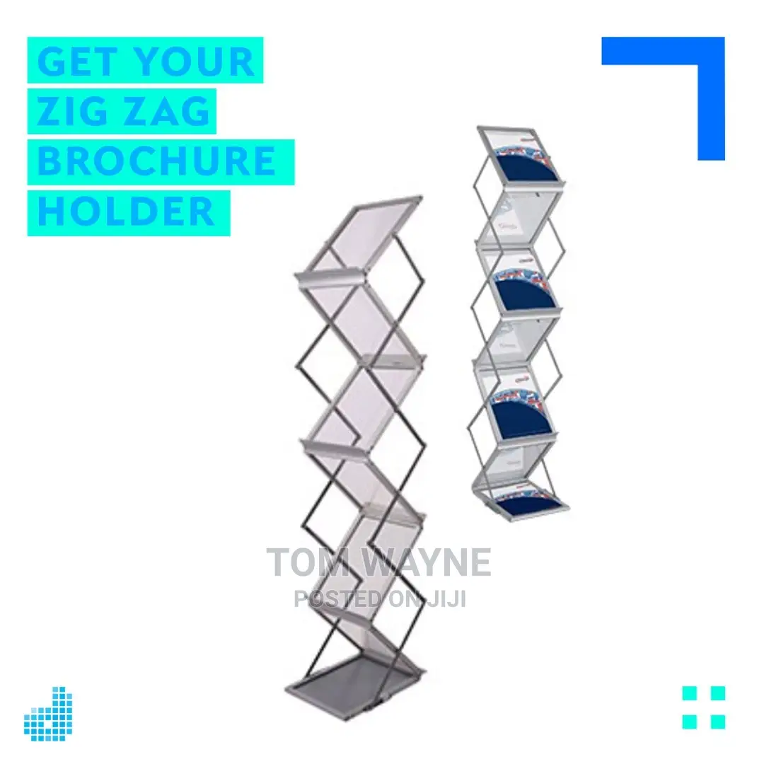 Zigzag Bronchure Holder, A4 Size