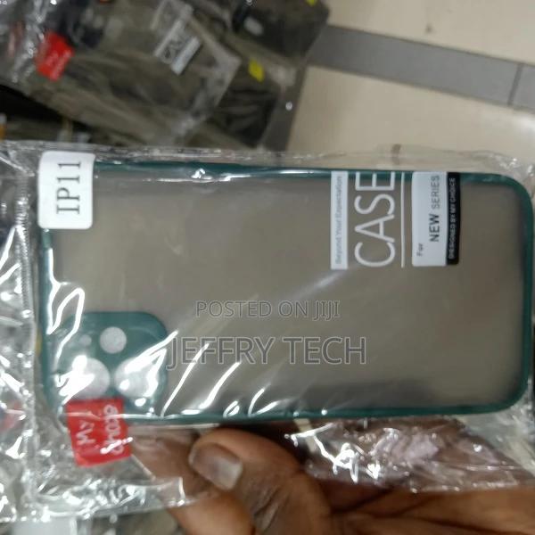 Back Cover for Apple iPhone 11 Color Button Smoke Back Hard - thumbnail 2