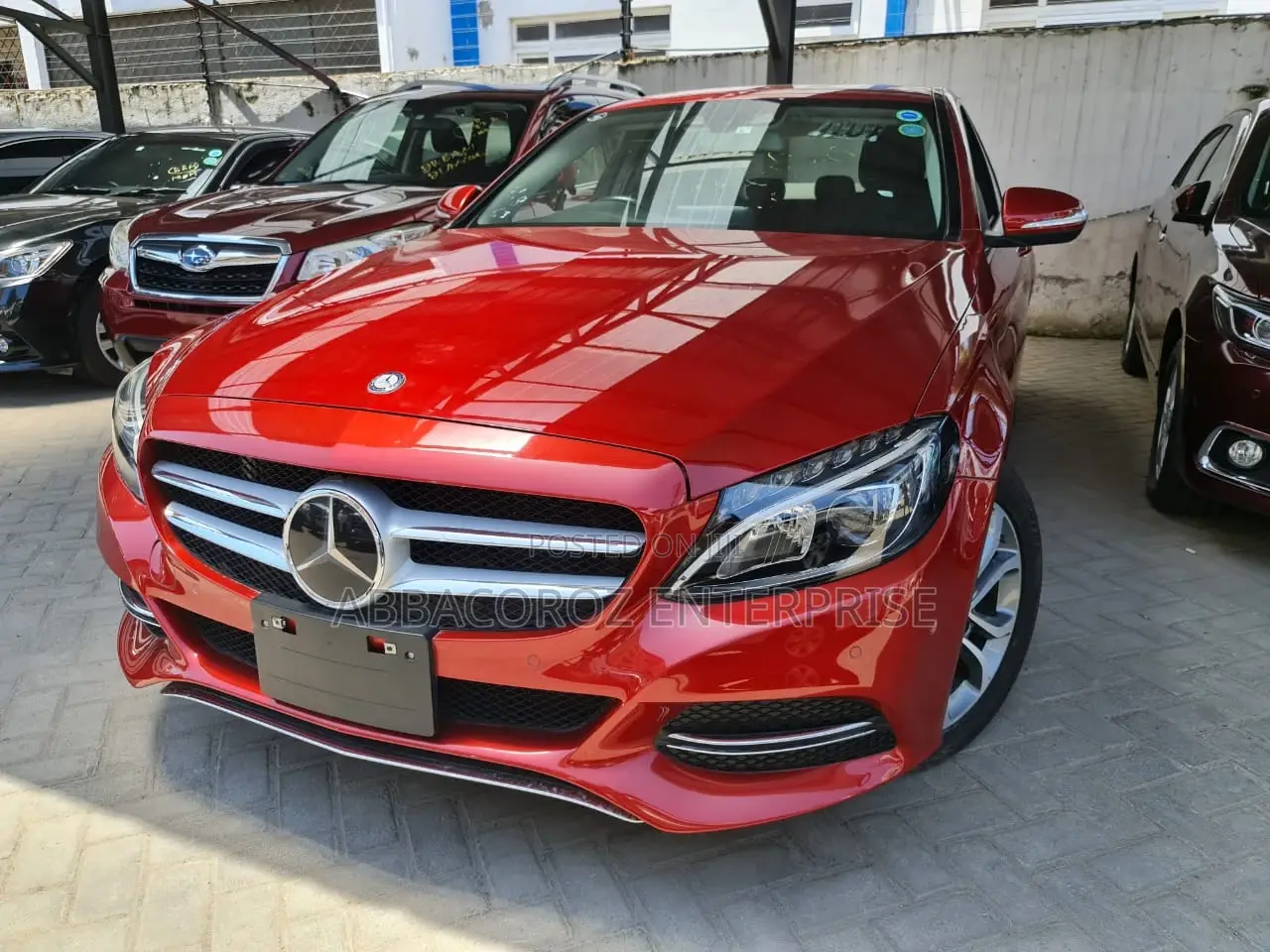 Mercedes-Benz C180 2015 Red