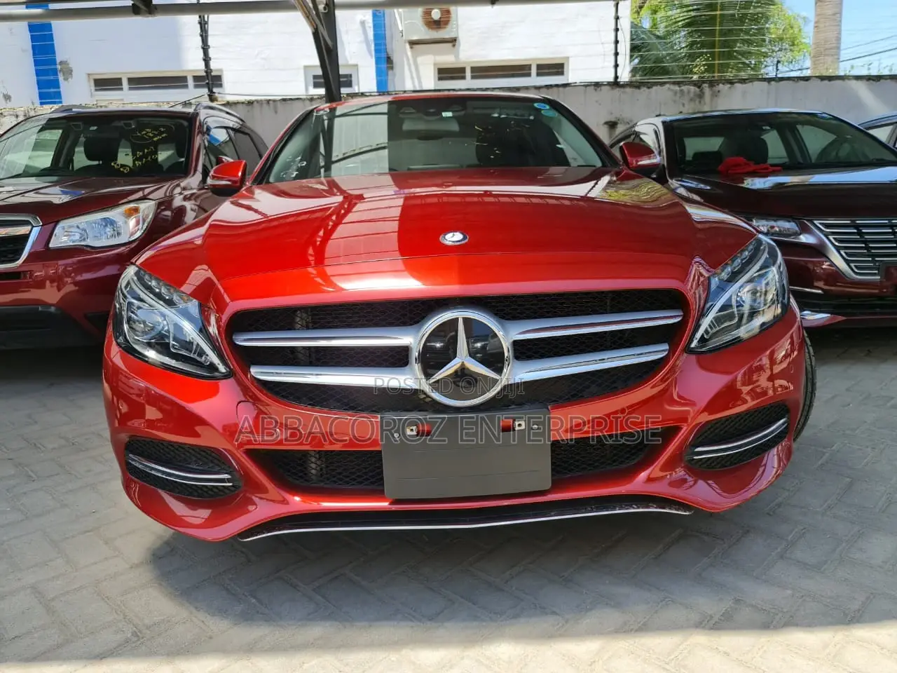 Mercedes-Benz C180 2015 Red