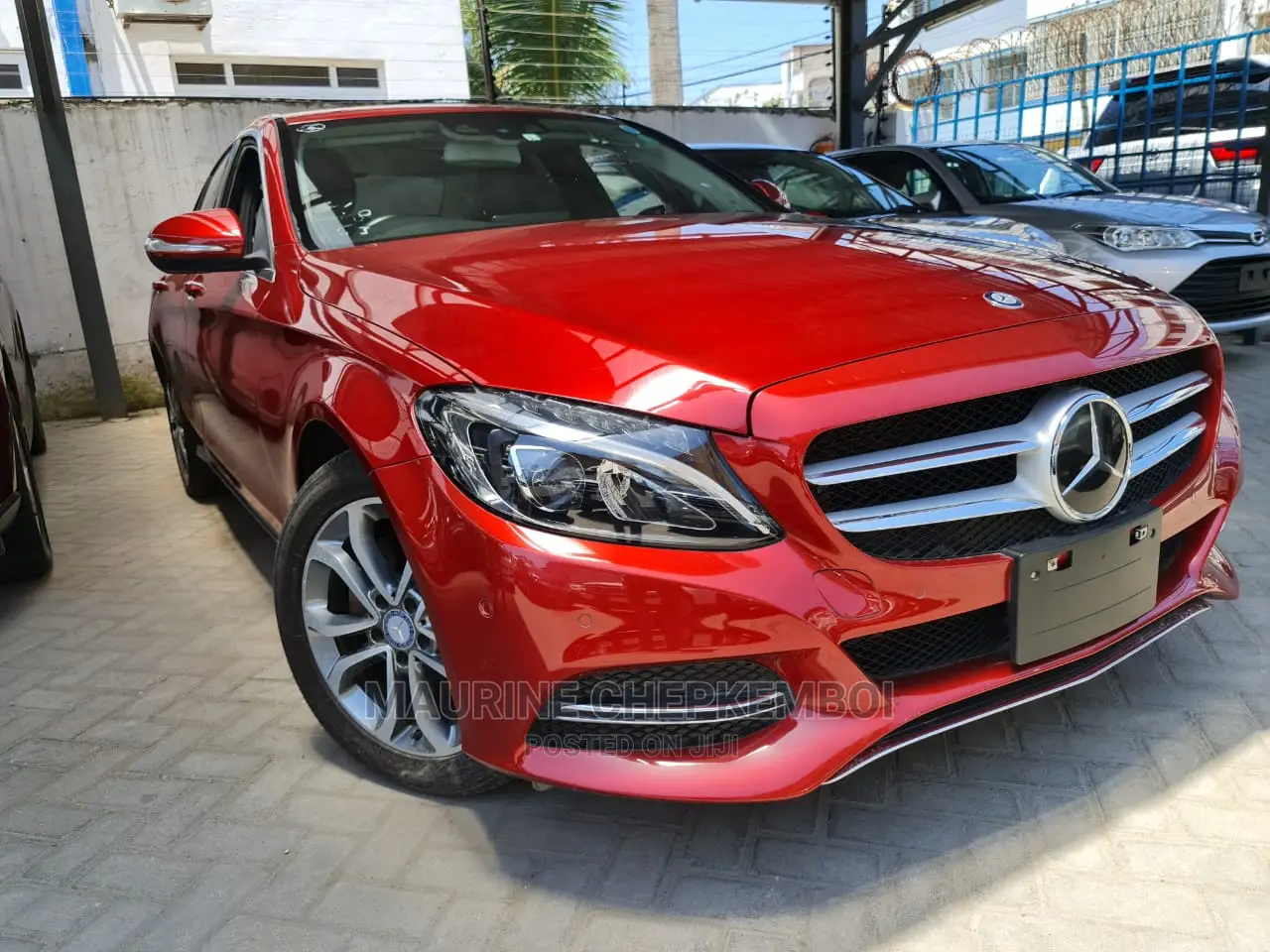 Mercedes-Benz C180 2015 Red