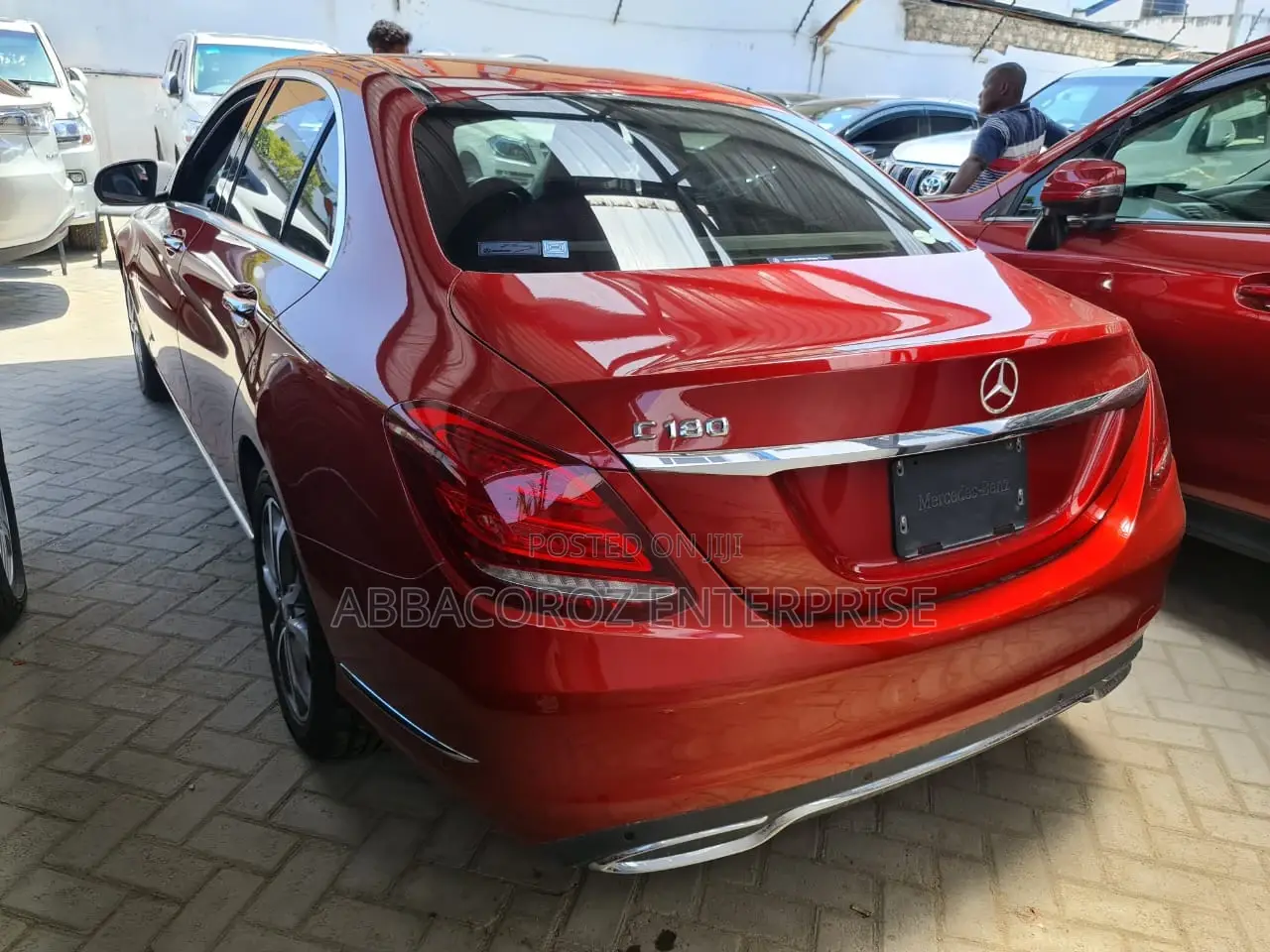 Mercedes-Benz C180 2015 Red