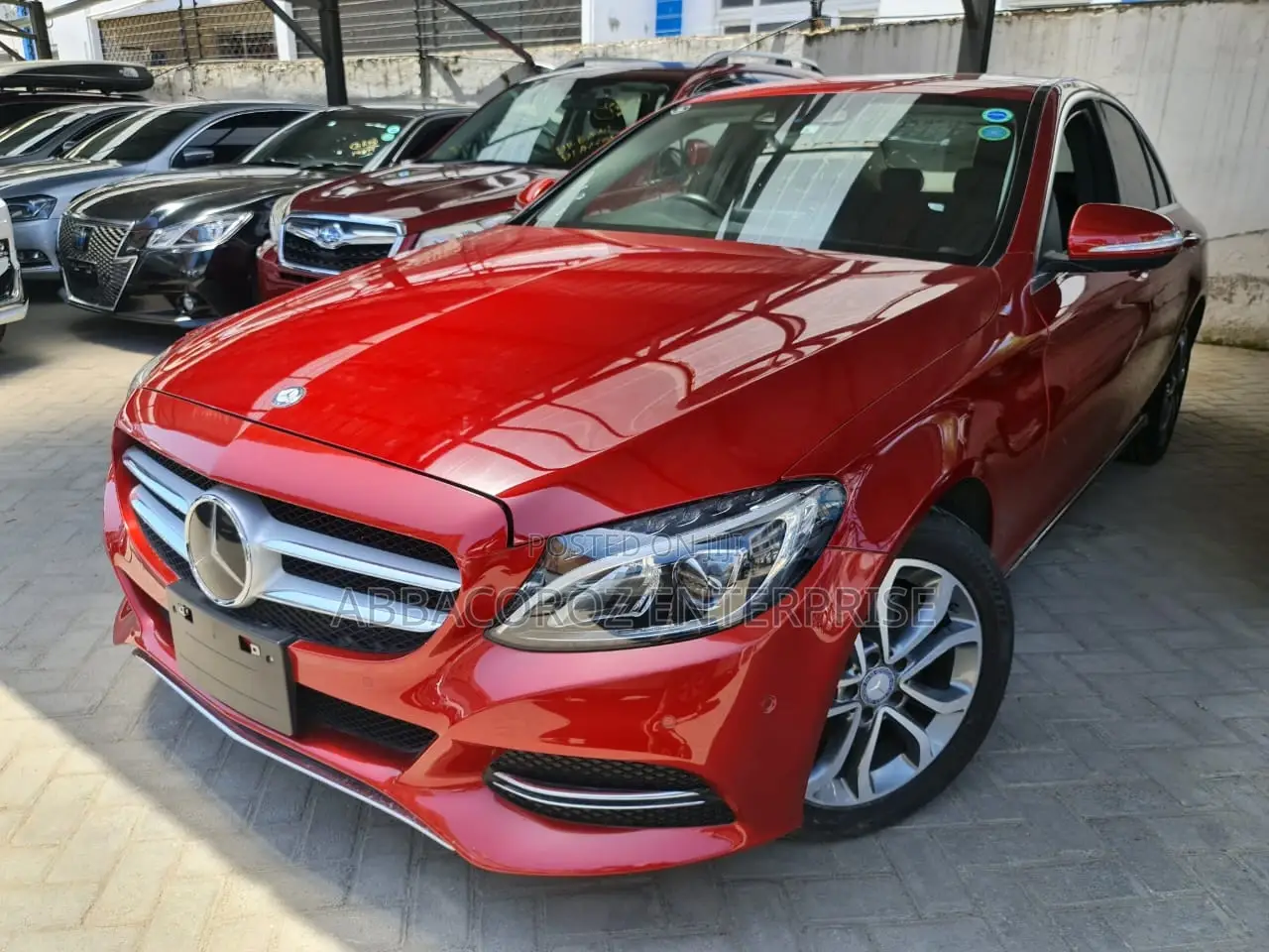 Mercedes-Benz C180 2015 Red