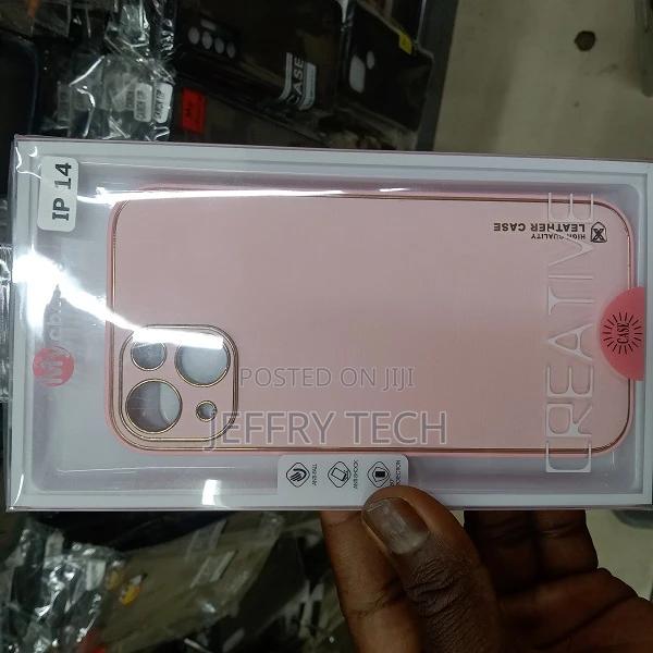 Back Cover for APPLE iPhone 14 (Pink, Grip Case - thumbnail 3