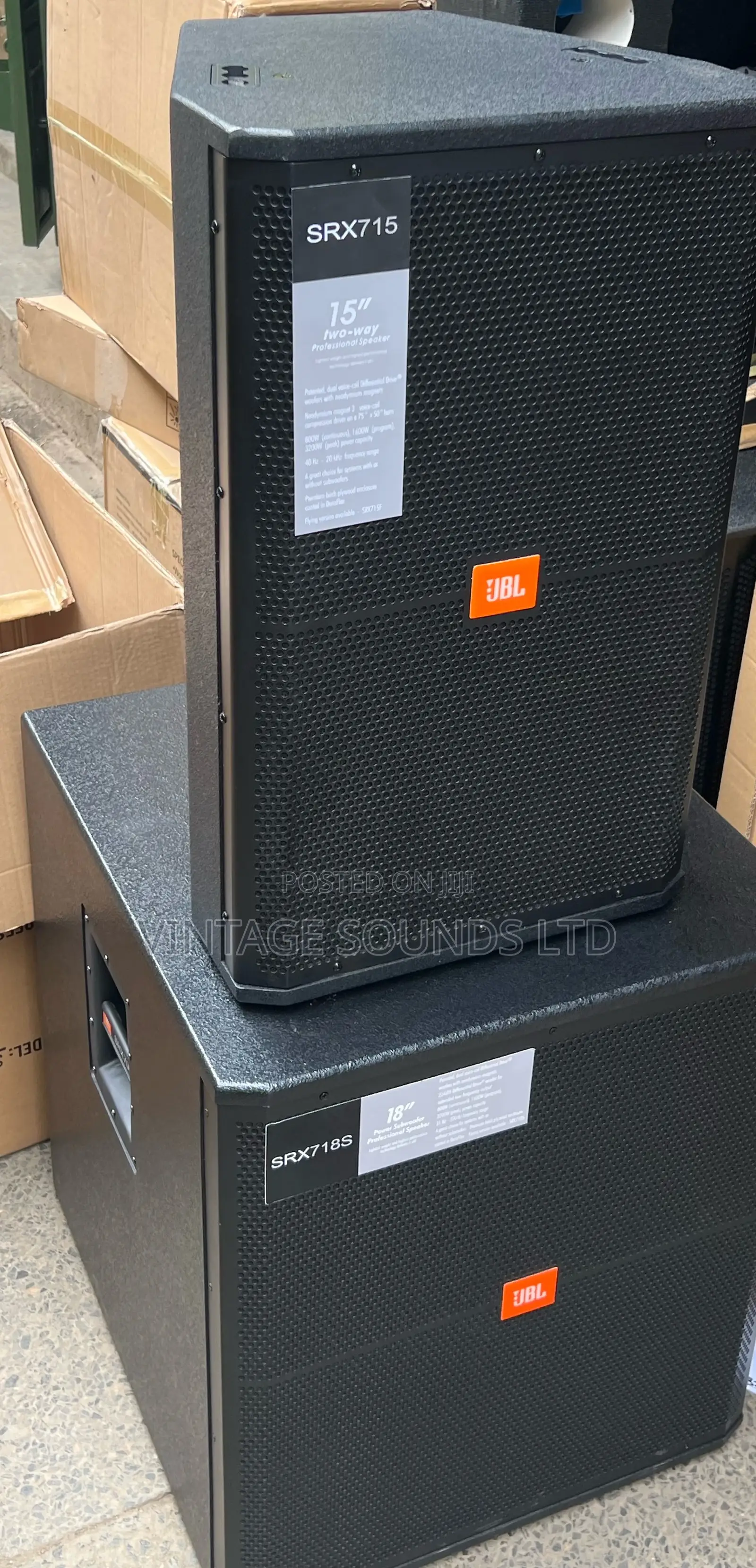 JBL SRX 718sub High Power Passive 18′′ Subwoofer