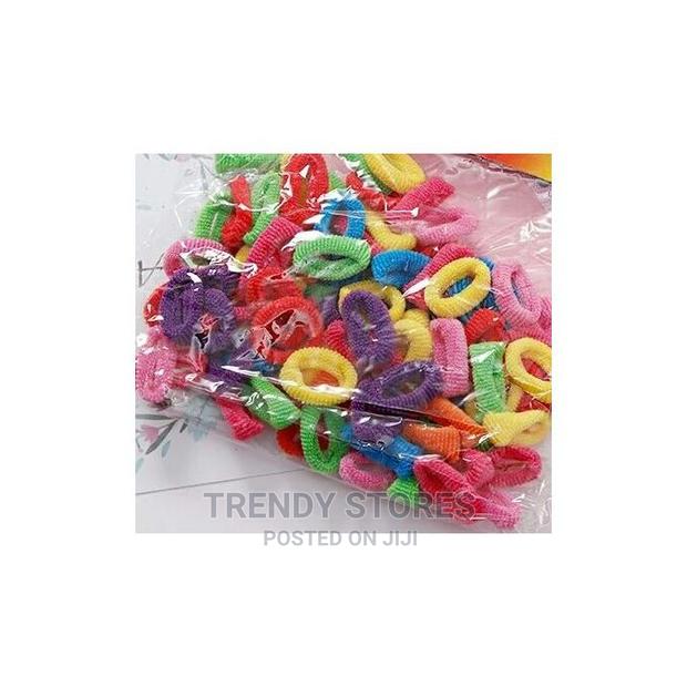 50pcs Colorful Small Elastic Hair Bands - thumbnail 3