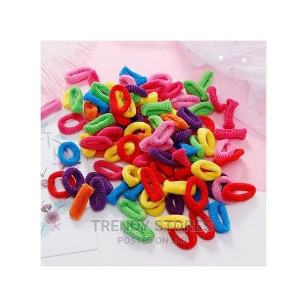 50pcs Colorful Small Elastic Hair Bands