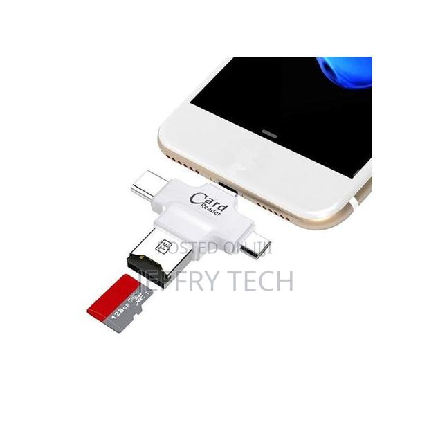 4 In1 OTG USB Type-C Memory TF Micro Card Reader - thumbnail 2