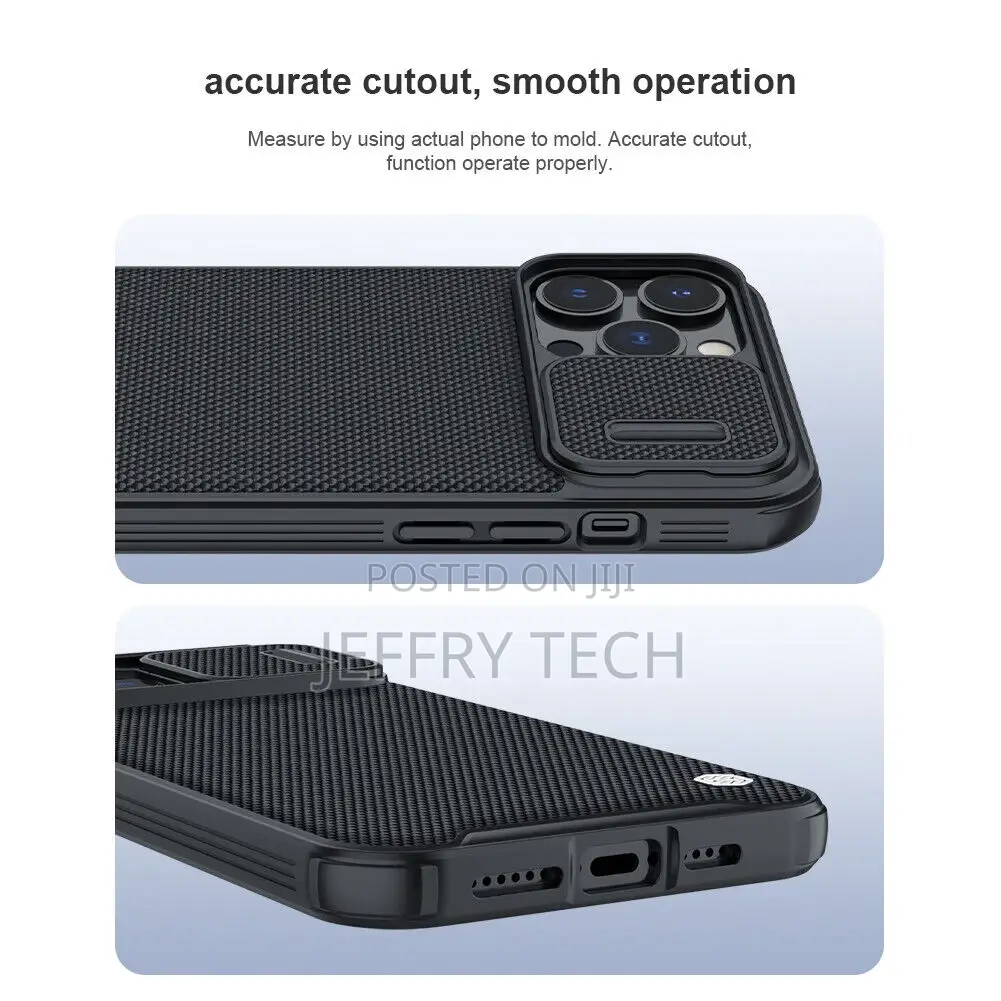 Nillkin Case for iPhone 13 Pro Max Textured Nylon Fiber Slid