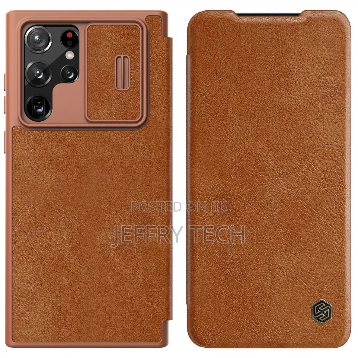 Flip Case Nillkin Qin Samsung GALAXY S22 Ultra Brown