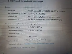 Laptop HP 14-Dq1025cl 4GB Intel Celeron HDD 500GB