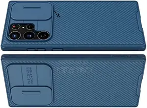 Nillkin Cam Shield Case With Slide Samsung S22 Ultra, Blue