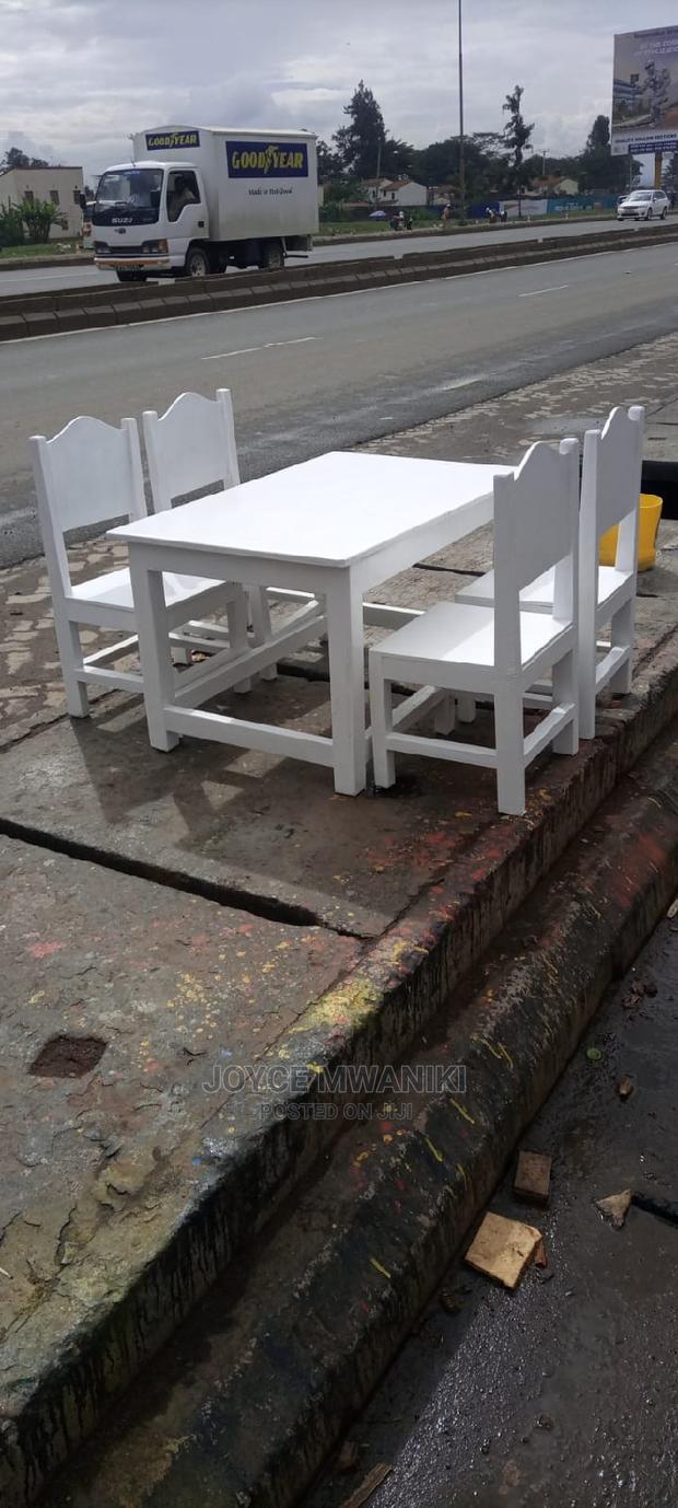 Set of Kindergarten Chairs and Table