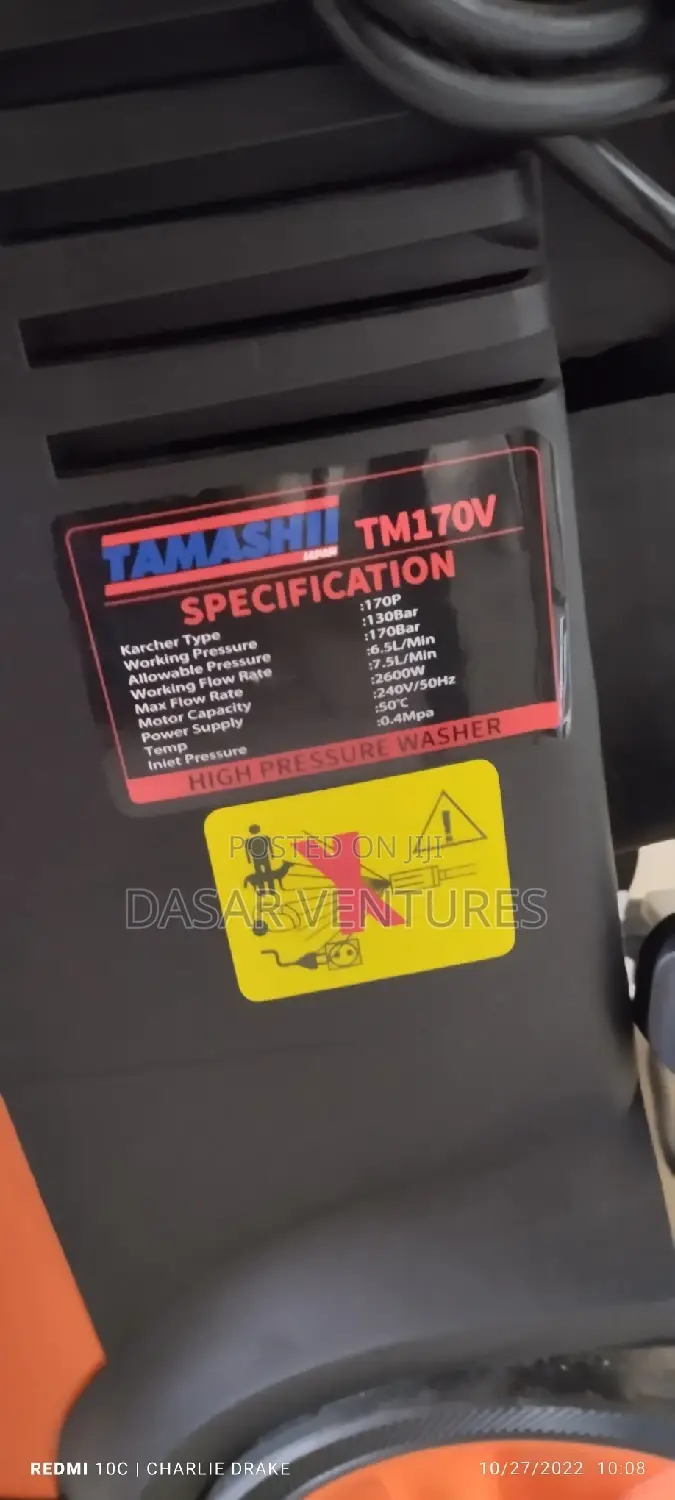 Domestic Pressure Washer