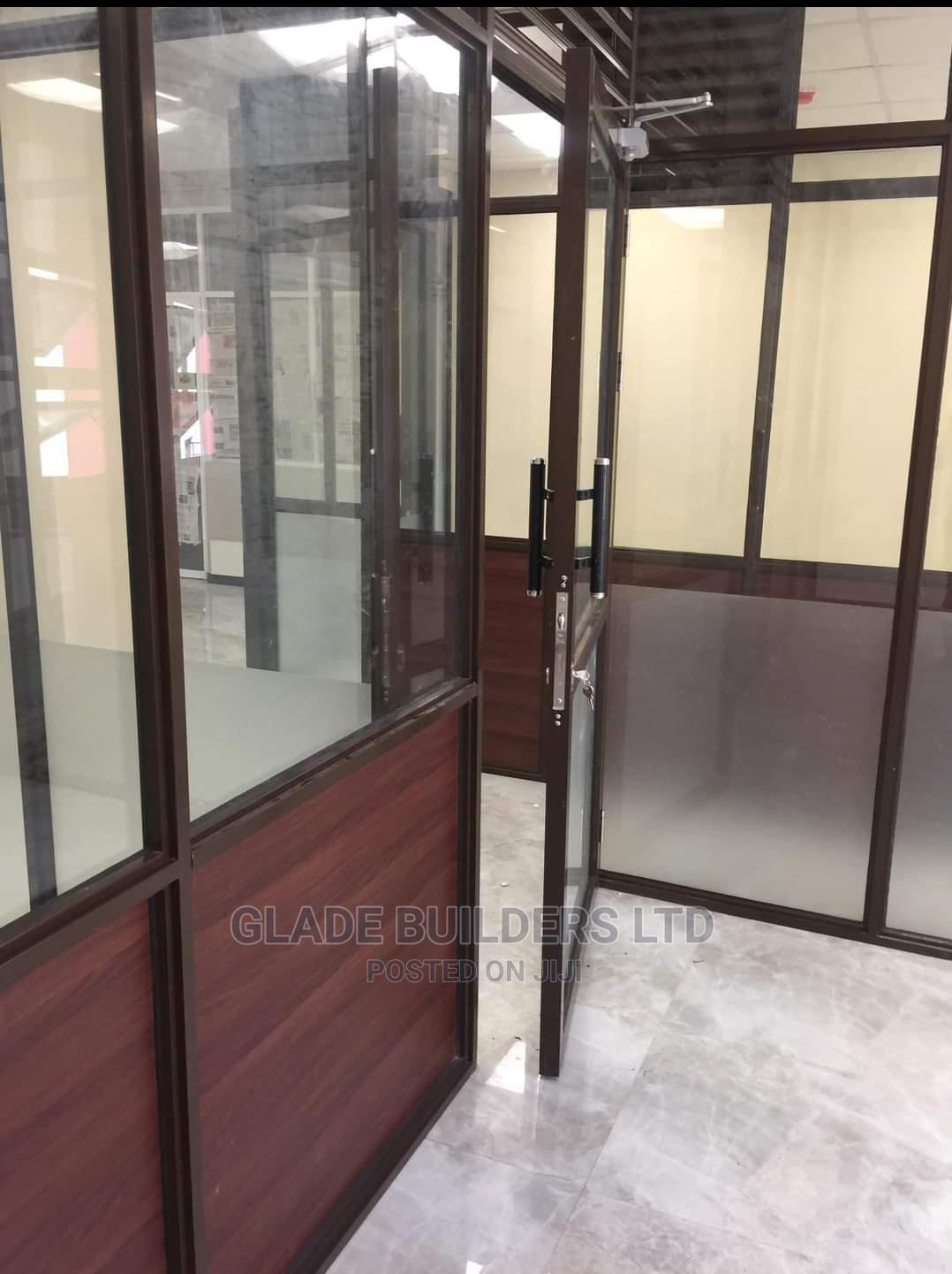 Aluminium and Glass Partition in Nairobi Central Doors, Nancy Githome