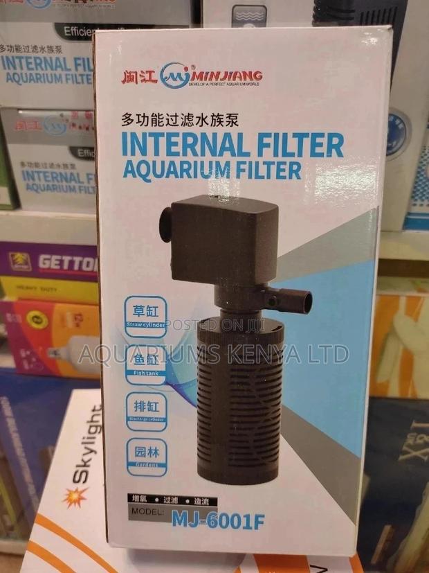Aquarium Pump, Red, Internal 3in1 Filter Pump - main view