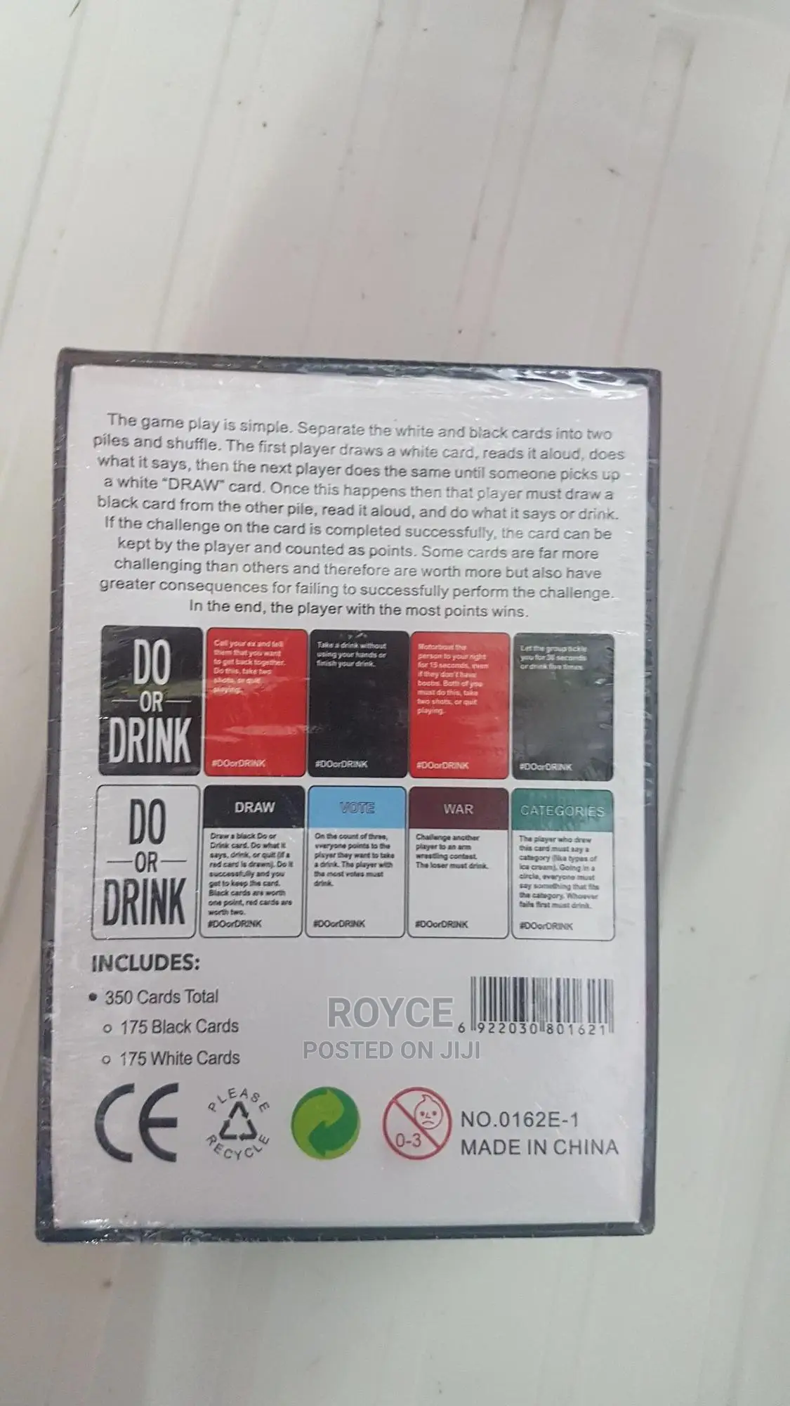 Do Or Drink Card Game