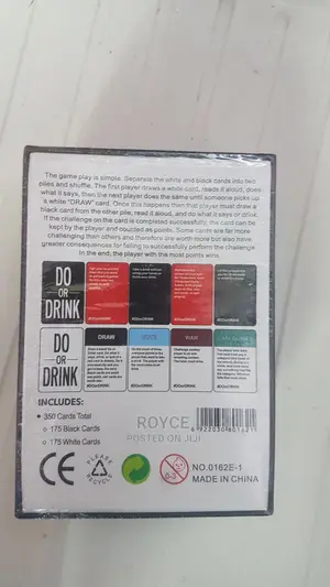 Do Or Drink Card Game