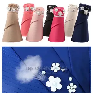 Summer Hats for Women Foldable Sun Hat Pearl Flower Visor
