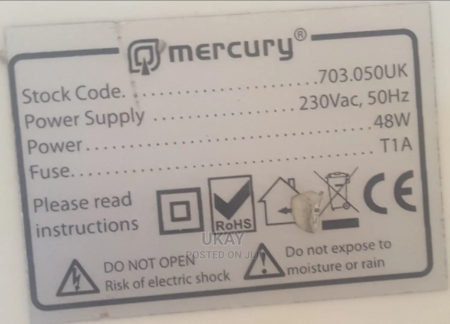 EX-UK Mercury Soldering Iron.